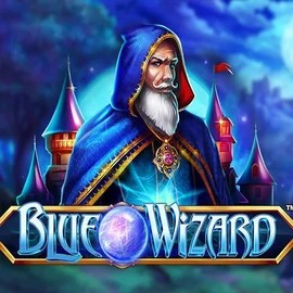 Blue Wizard logo by Quickspin at Safe Casino