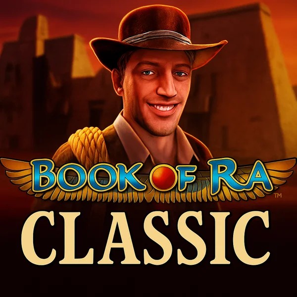 Book of Ra Classic game by Novomatic – logo hosted on Safe Casino