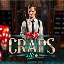 Official Live Casino logo: Live Craps by Evolution at Safe Casino