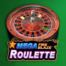 Mega Fire Blaze Roulette by Playtech, showcased at safecasinokasyno.com – game logo