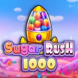 Sugar Rush 1000 slot logo by Pragmatic Play at Safe Casino
