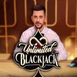 Unlimited Blackjack by Ezugi, showcased at safecasinokasyno.com – game logo